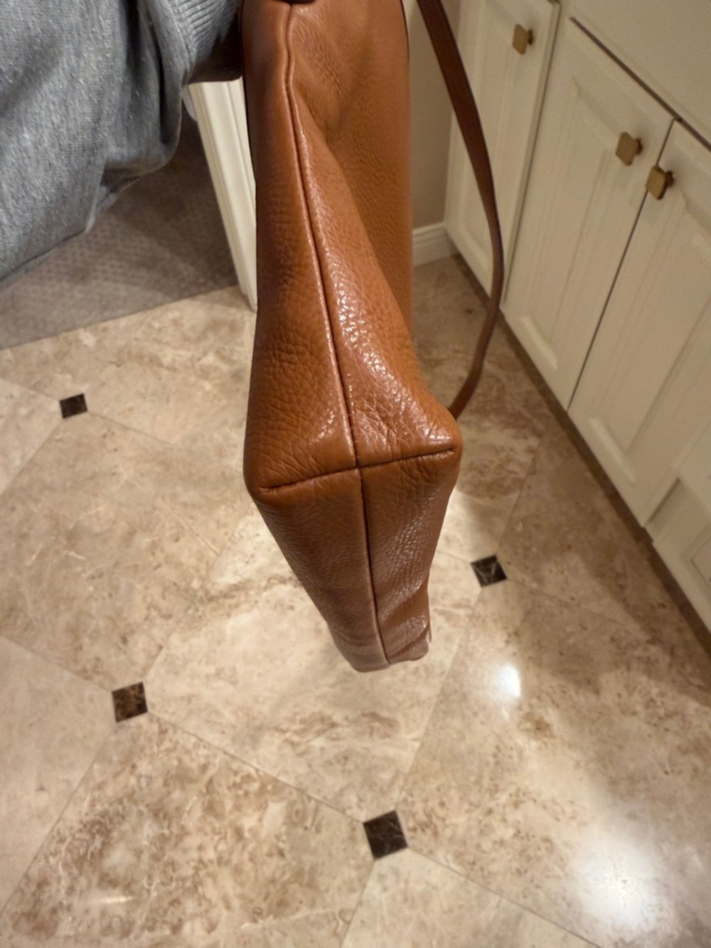 Coach Tan Pebble Leather Crossbody Bag - Picture 11 of 11